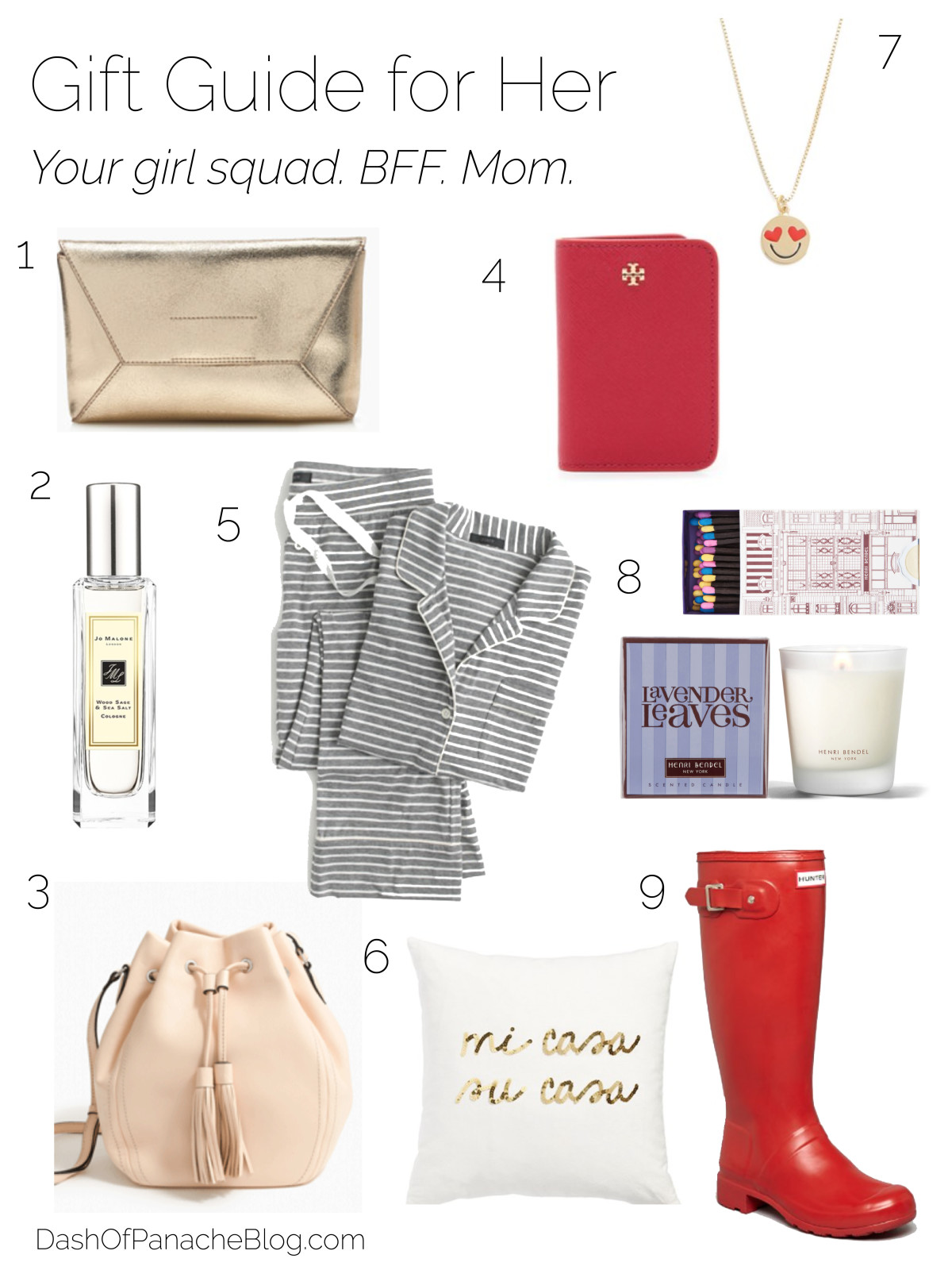 gift guide for her - holiday gifting - christmas gifts