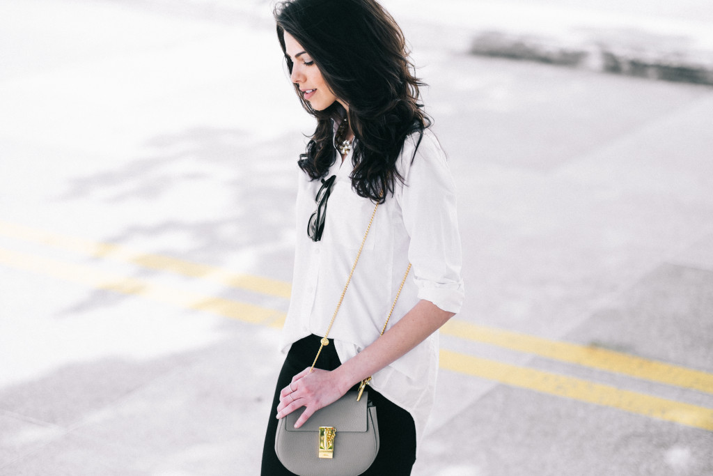 Miami Fashion Blogger - White button-down - Street Style