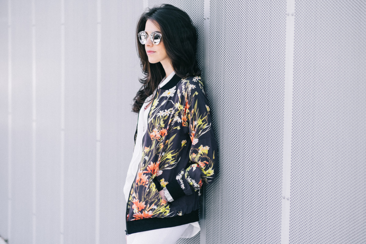 Floral bomber jacket - Somedays Lovin - Miami Fashion Blogger