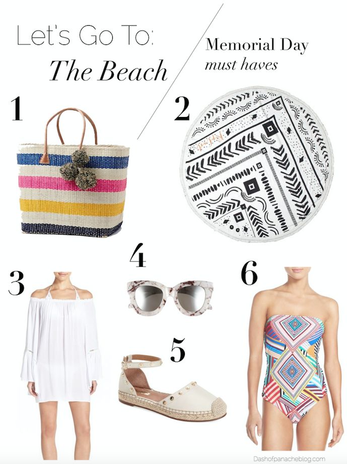 Packing list for Memorial Day Weekend