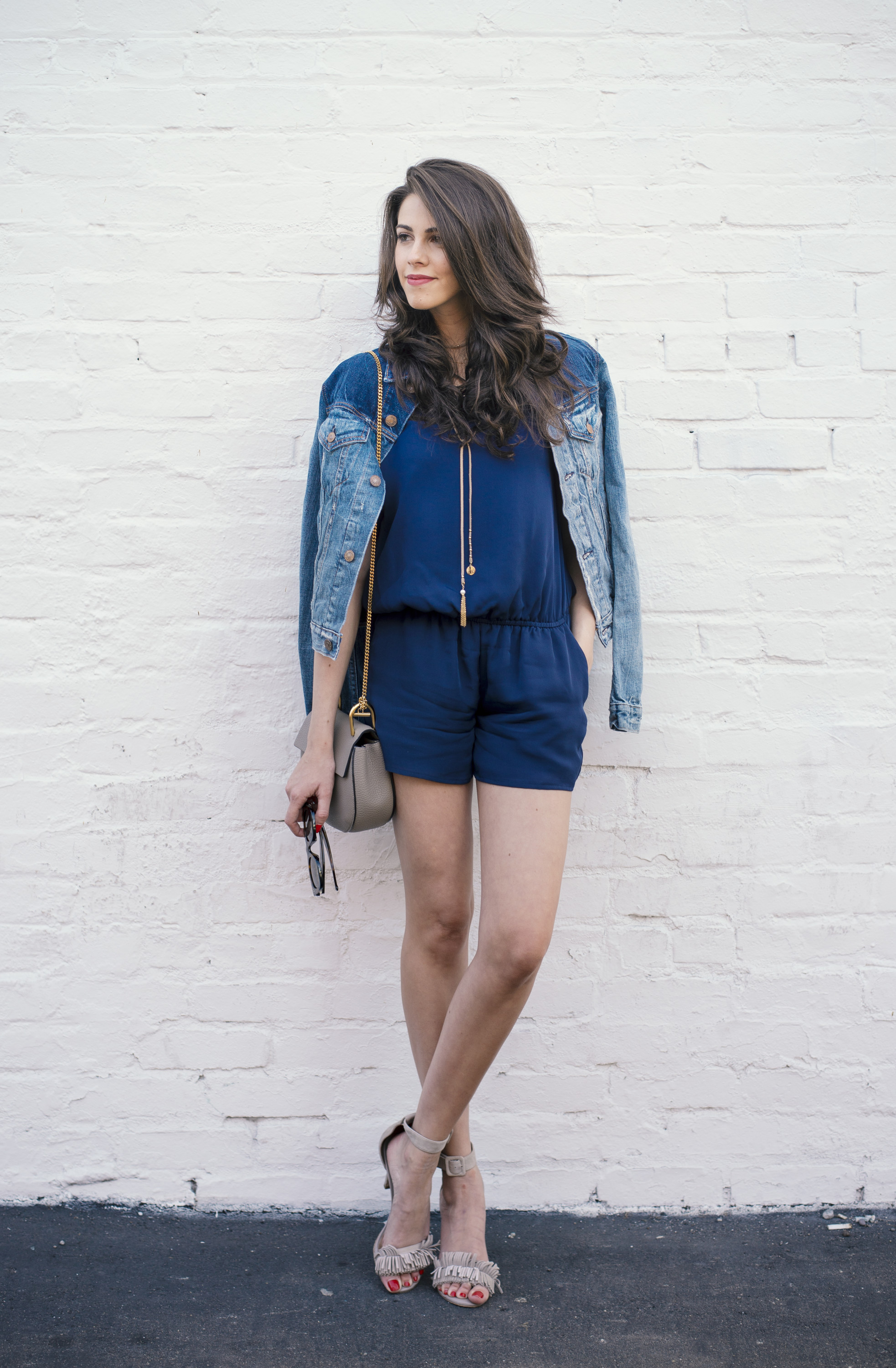 Jackie Roque styling a Joie Miami romper