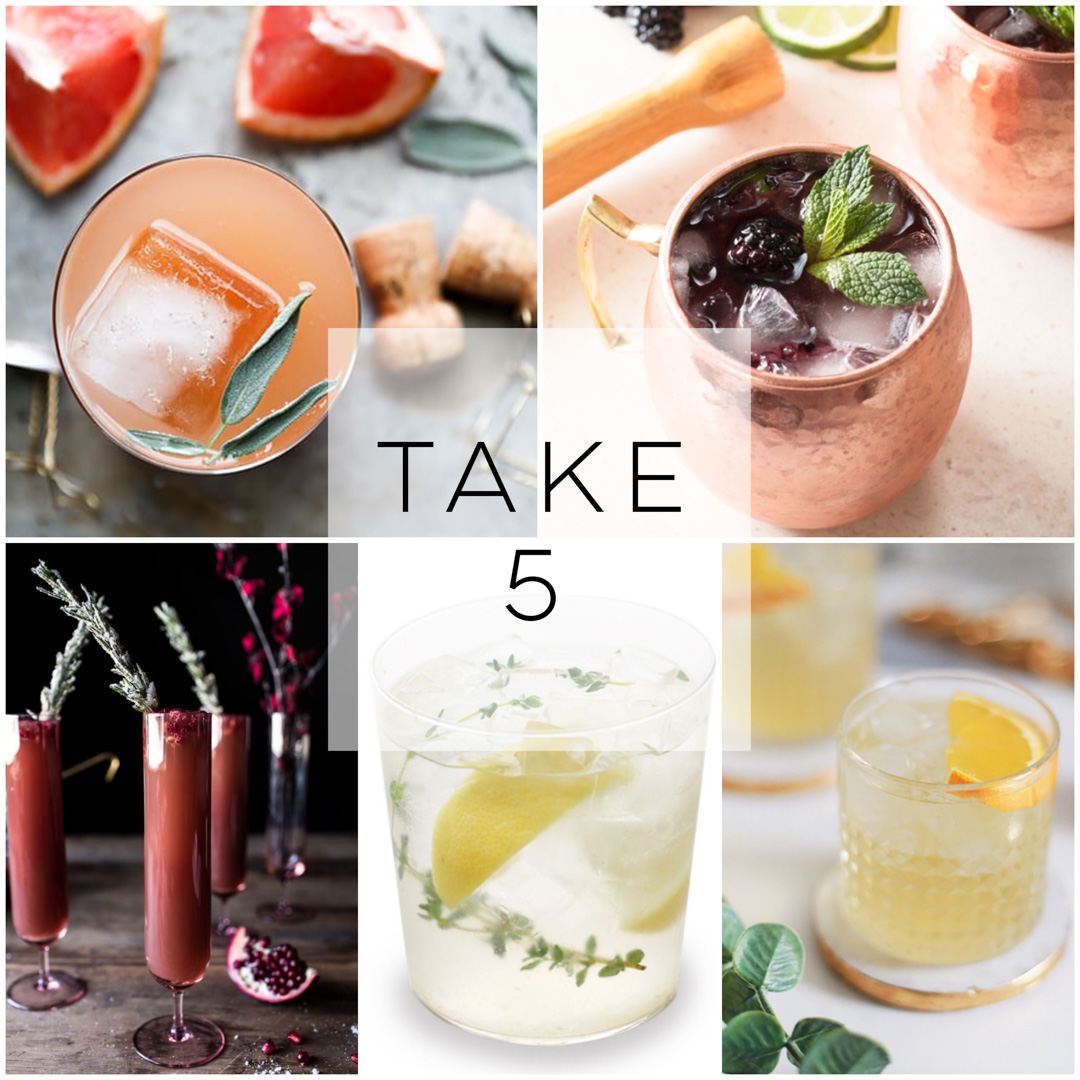 Take 5 : Holiday Cocktails