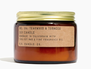 p.f. candle co. Teakwood and Tobacco Candle