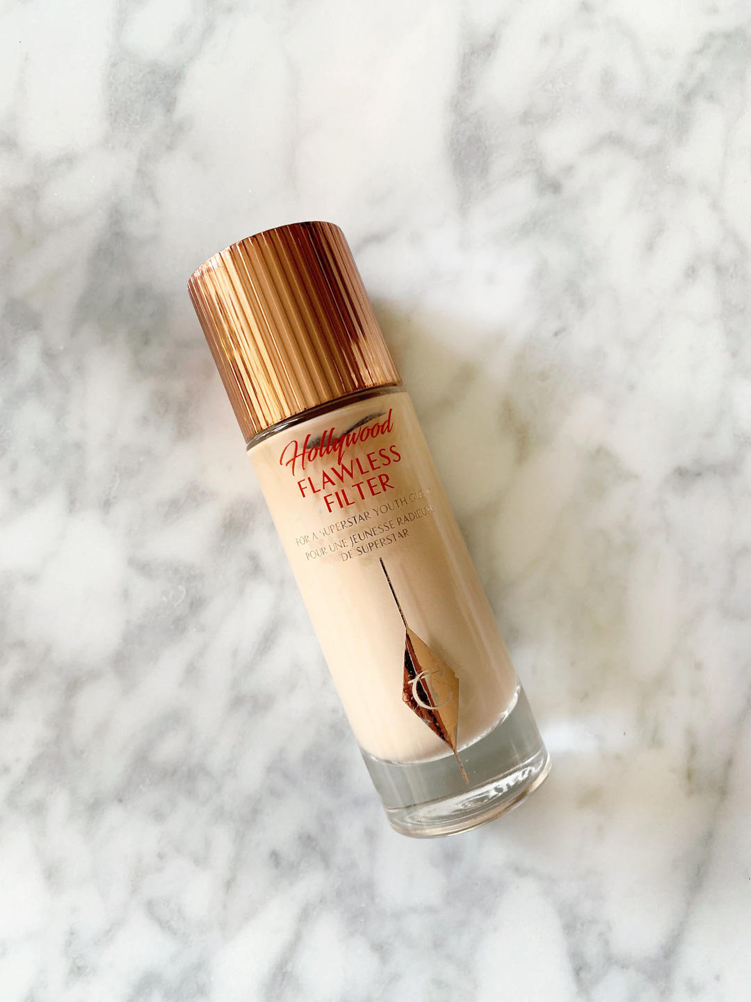 Jackie Roque Salas' favorite beauty products featuring Charlotte Tilbury's Hollywood Flawless Filter