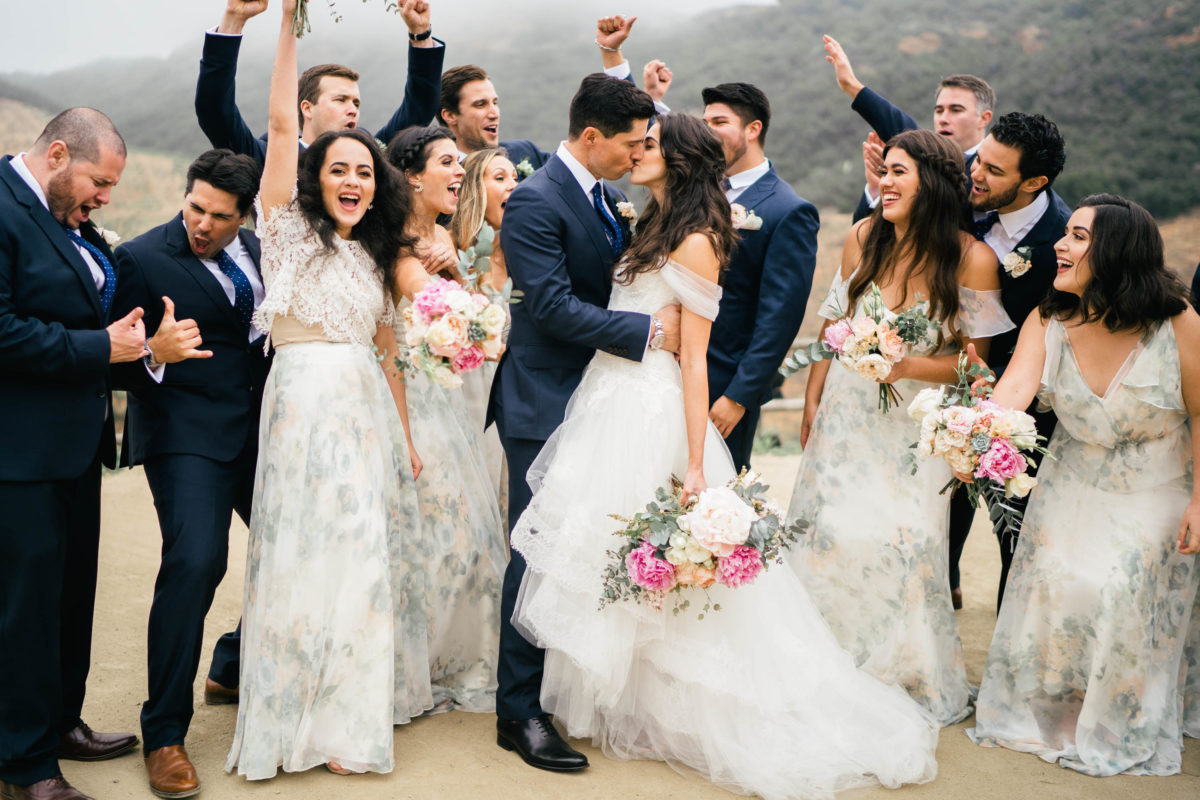 Jackie Roque Salas shares a sneak peek of her wedding day in Saddlerock Ranch Malibu, through a video.